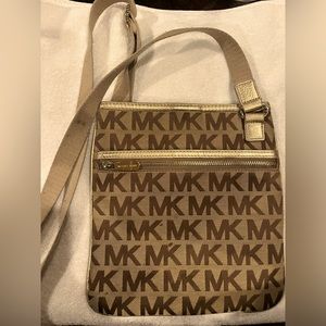 Micheal Kors Brown/Tan Crossbody Bag